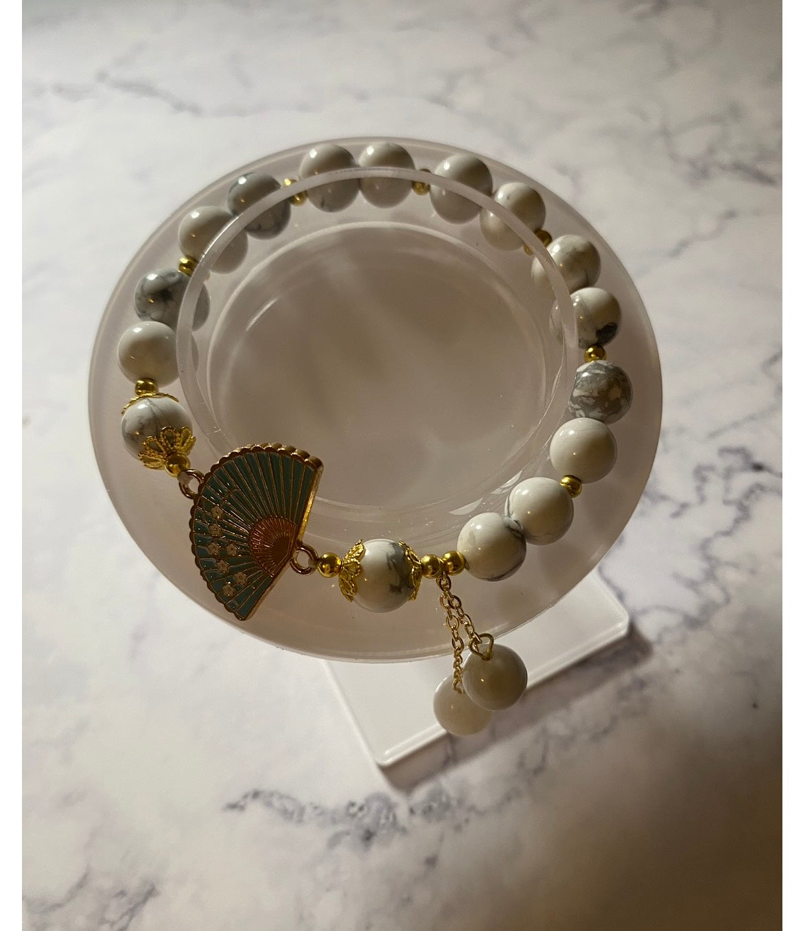 《白松石 能量守護手鍊》