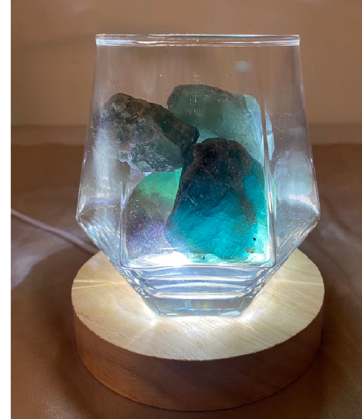 紫綠螢石水晶燈｜平衡情緒與提升專注的智慧之光